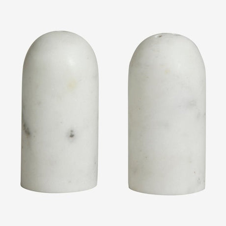 SUMAK salt og pepper sett i marmor - hvit Nordal KITCHEN AC