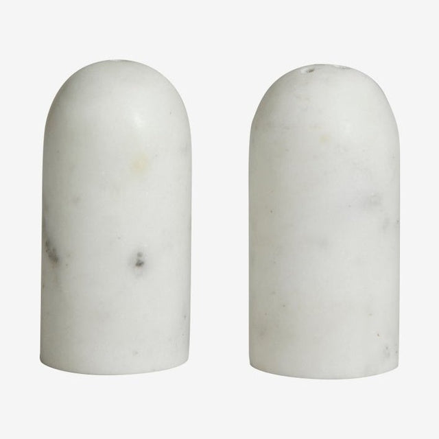 SUMAK salt og pepper sett i marmor - hvit Nordal KITCHEN AC