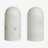 SUMAK salt og pepper sett i marmor - hvit Nordal KITCHEN AC