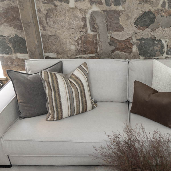 HAILEY Taupe putetrekk Artwood Pute