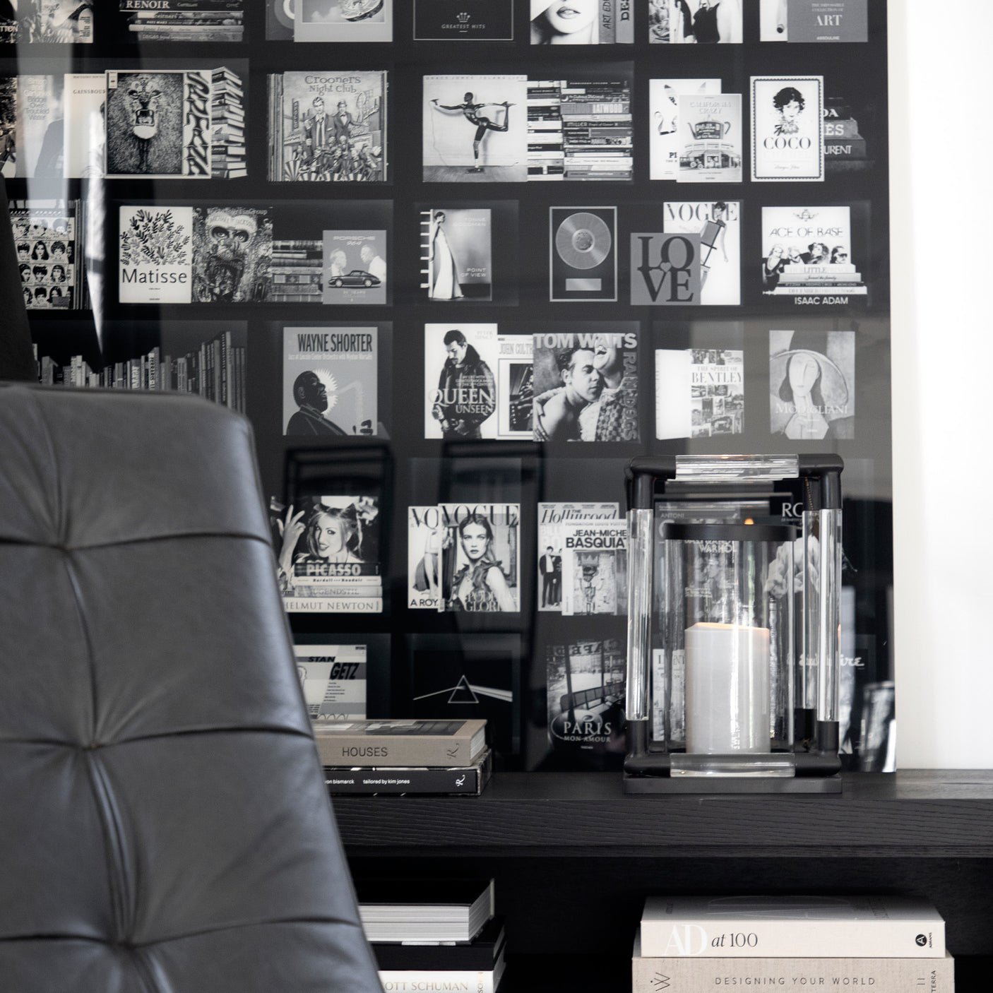 BOOKS CASE MUSIC BLACK Artwood Bilde