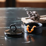 TAZA oppbevaringskrukke - sort Nordal DECO ITEMS