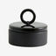 TAZA oppbevaringskrukke - sort Nordal DECO ITEMS