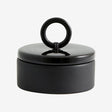 TAZA oppbevaringskrukke - sort Nordal DECO ITEMS
