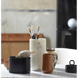 TAZA oppbevaringskrukke - sort Nordal DECO ITEMS