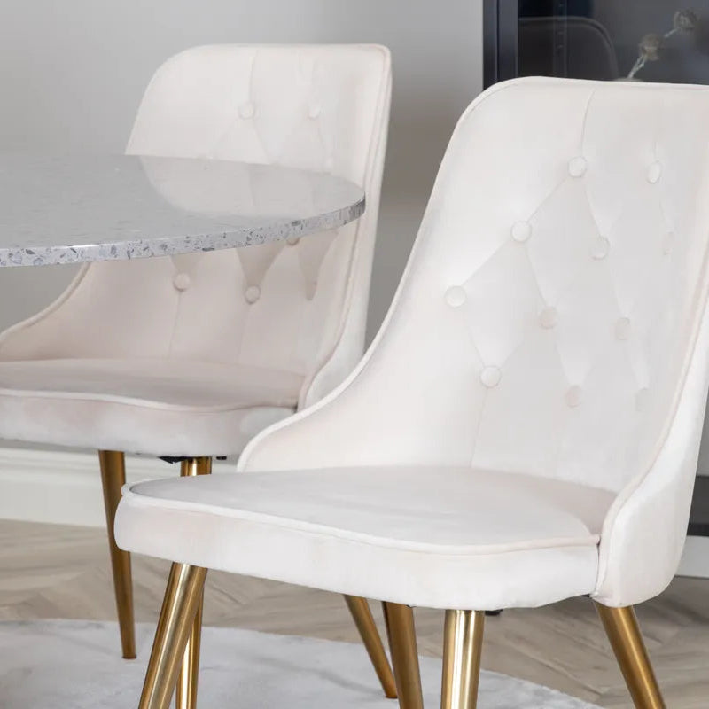Velvet Deluxe Dining Chair Venture Design Spisestol