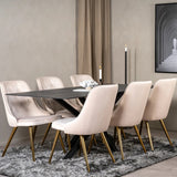 Velvet Deluxe Dining Chair Venture Design Spisestol