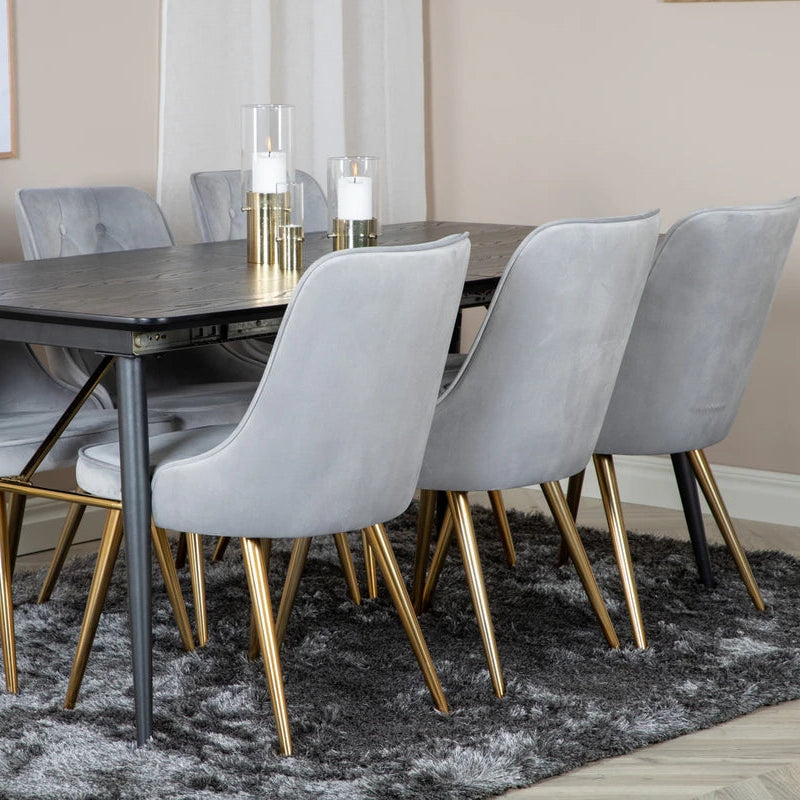 Velvet Deluxe Dining Chair Venture Design Spisestol
