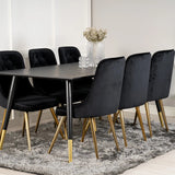 Velvet Deluxe Dining Chair Venture Design Spisestol