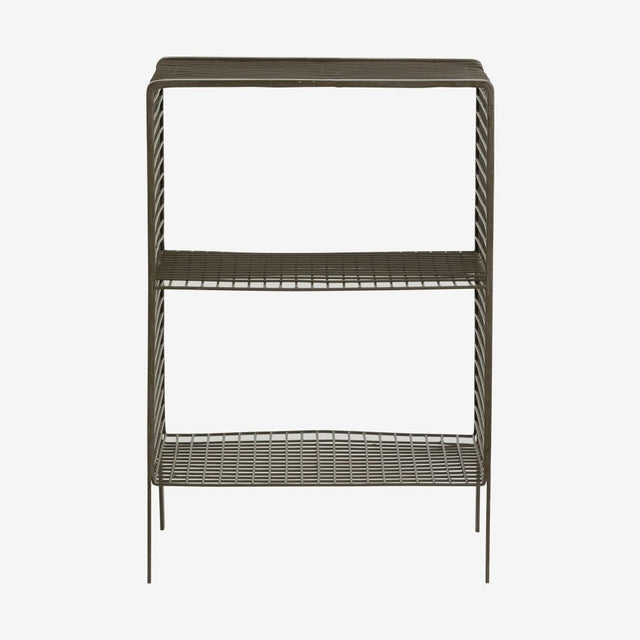 TUO seng/sidebord i jern - 40x30 cm - olivengrønn Nordal WALL/ DISP