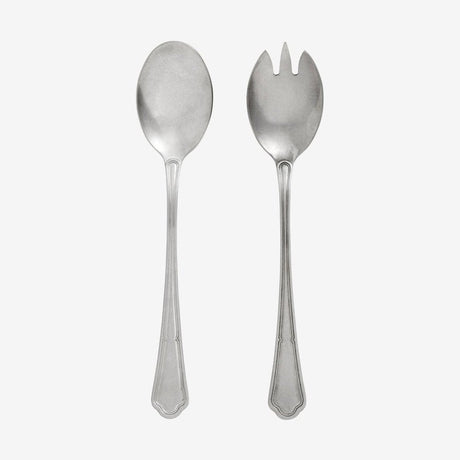 CARUM salatbestick m/vintage look - 2 deler - rustfritt stål Nordal CUTLERY