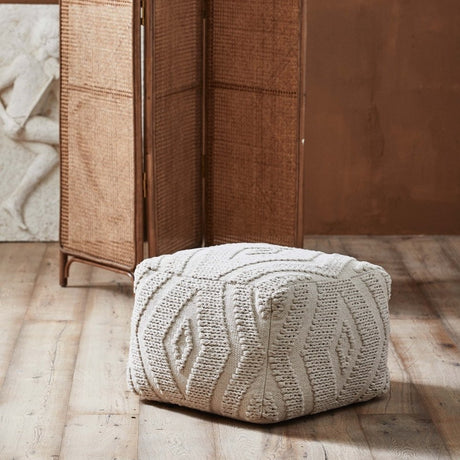 WULAR puf - råhvit Nordal STOOLS