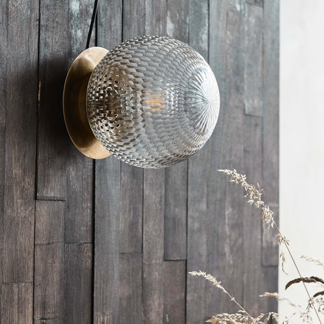 ZEUS vegglampe / utendørs lampe - ø21,5 cm - gull finish Nordal WALL LAMPS