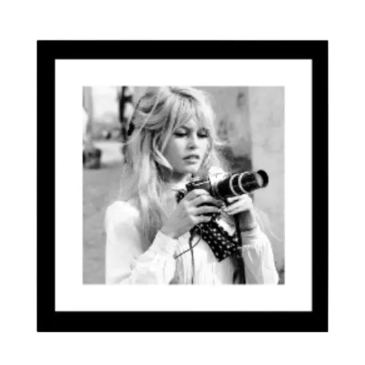 Glass picture w/ frame Brigitte Bardot no.2 Homefactory