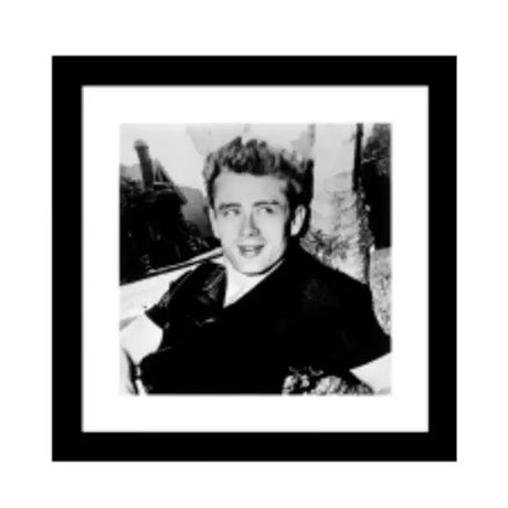 Glass picture w/frame James Dean Homefactory