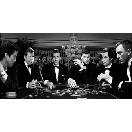 Glass picture All James Bond casino Homefactory