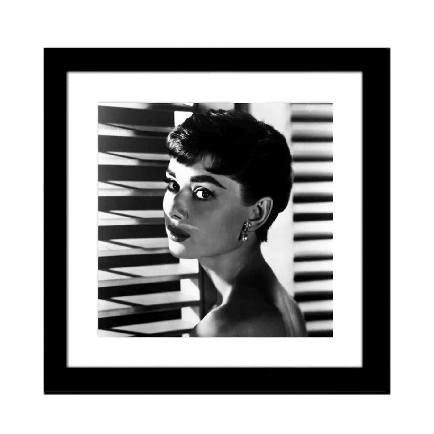 Glass picture w/frame Audrey Hepburn no 2 Homefactory