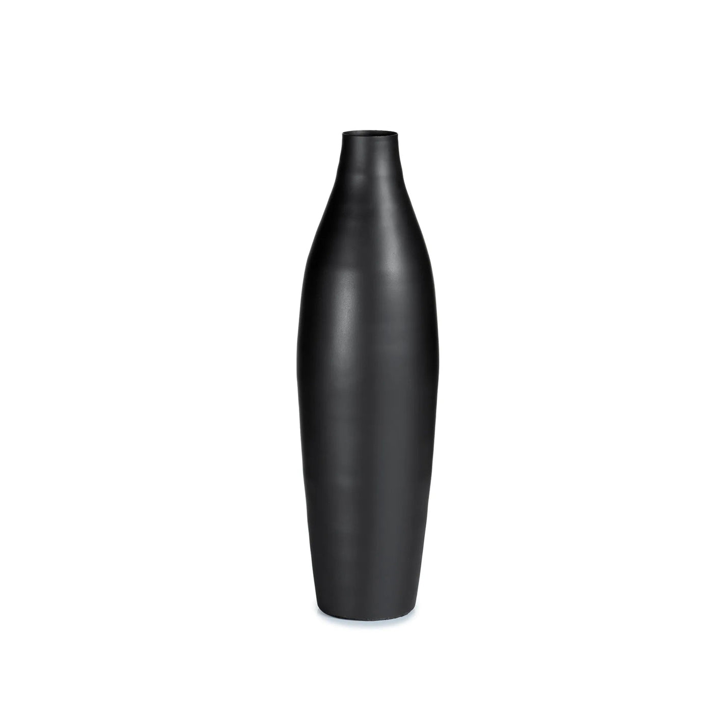 Vase: Vase metall Ø13.50Cm X H45Cm Matt Black fra Homefactory - Bildenr: 3