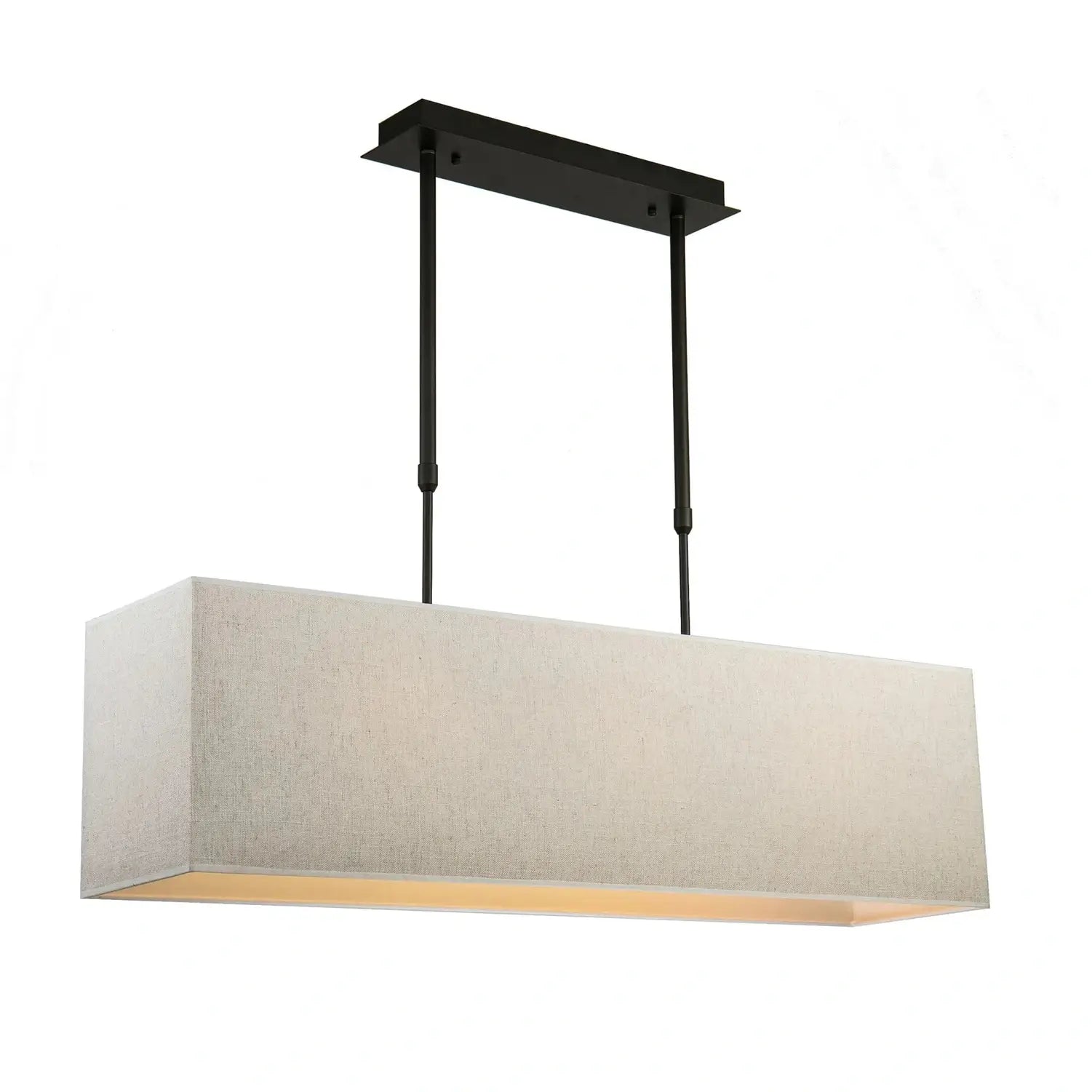 Taklampe Aruba Firkant sort Homefactory Taklampe