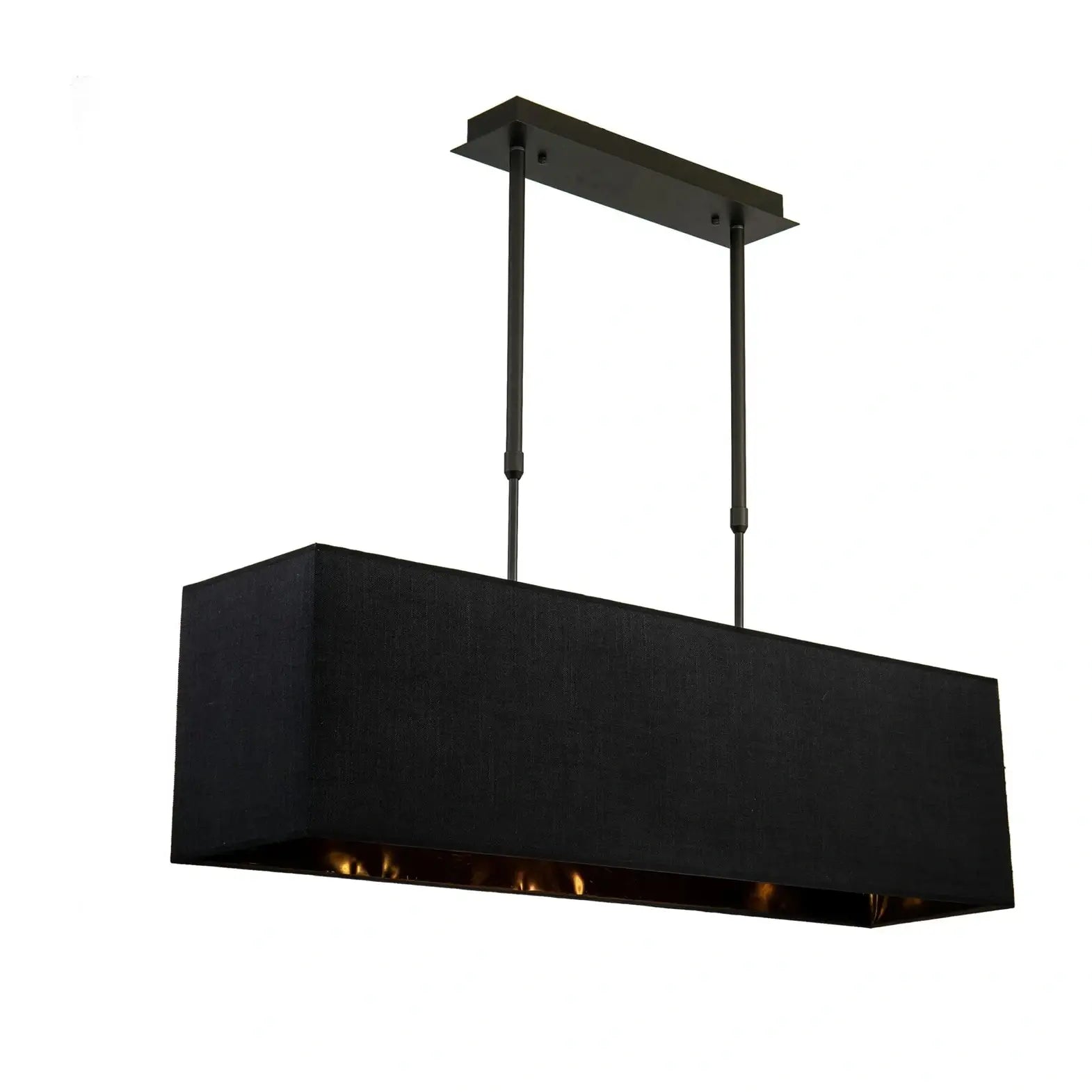 Taklampe Aruba Firkant sort Homefactory Taklampe