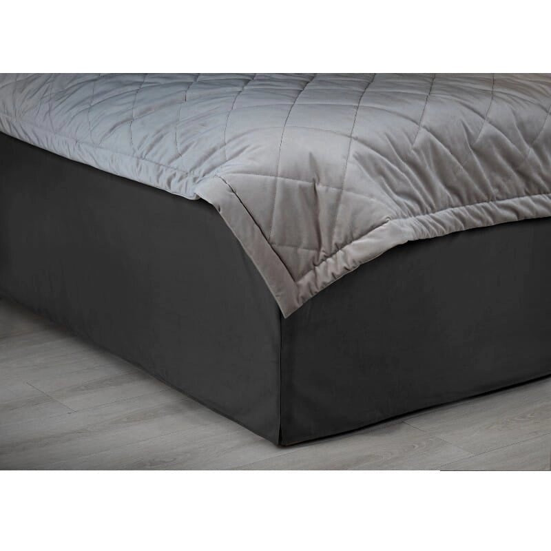 Sengekappe: Sengekappe 150x200 Velour Black fra Homefactory - Bildenr: 10